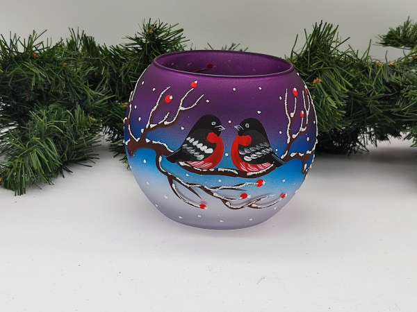 Windlicht Vögel, Farbverlauf - UKR